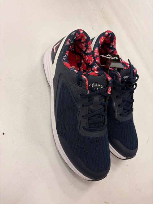 Vist Large View of Product Image Which is Used Callaway Womens Golf Shoes Navy Blue Senior 10.5