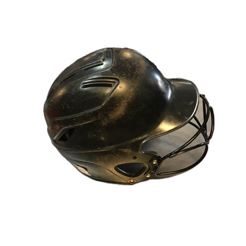 Vist Large View of Product Image Which is Used Adidas BTE00819 Batting Helmet w/Mask Black One Size