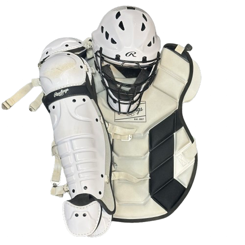 Vist Large View of Product Image Which is Used Rawlings Mach Intermediate 12-15 Catcher's set