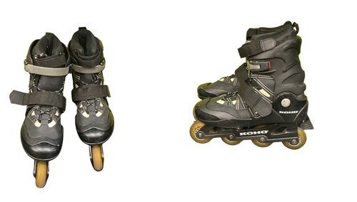 Vist Large View of Product Image Which is Used Koho ROLLERBLADE Senior Rec Fitness Skates Black Senior 10