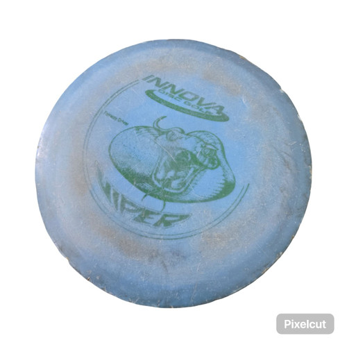Vist Large View of Product Image Which is Used Innova COBRA DRIVER Disc Golf Driver Carolina Blue