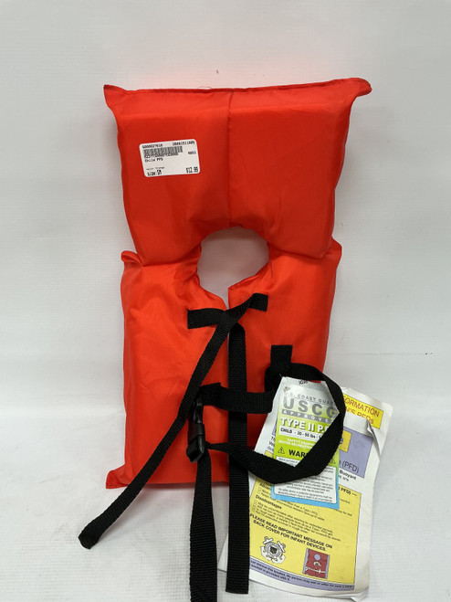 Vist Large View of Product Image Which is Used Child PFD Orange SM