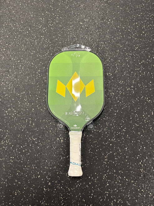 Vist Large View of Product Image Which is Used Diadem NWT TEAM Pickleball Racquet Yellow
