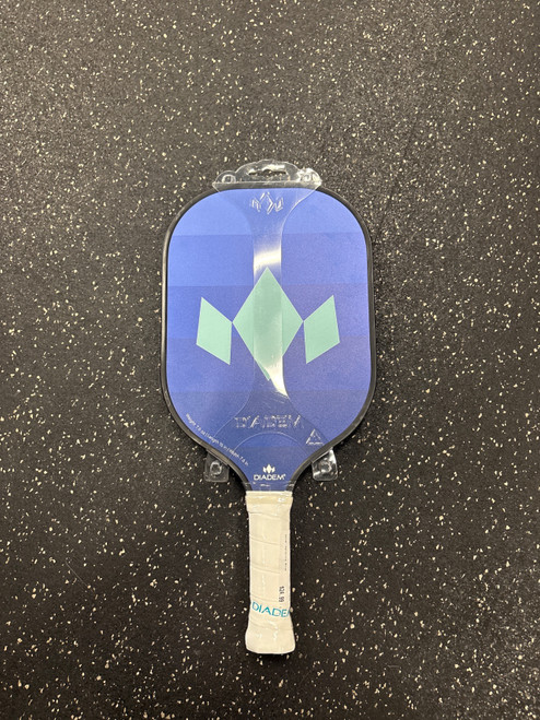 Vist Large View of Product Image Which is Used Diadem NWT TEAM Pickleball Racquet Carolina Blue