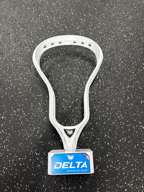 Vist Large View of Product Image Which is Used East Coast Dyes NWT DELTA UNSTRUNG Mens Lacrosse Head White