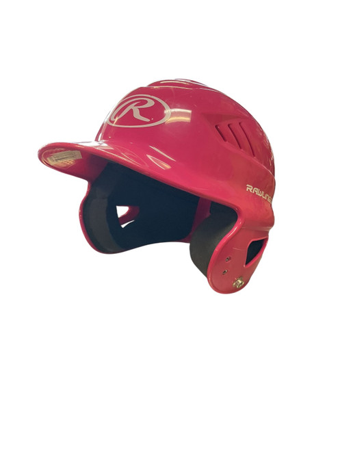 Vist Large View of Product Image Which is Used Rawlings HELMET Batting Helmet No Mask Pink MD
