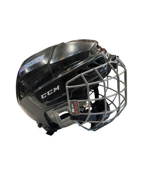 Vist Large View of Product Image Which is Used CCM FL 3DS JR Helmet Cage Combo Black SM