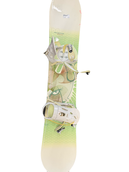 Vist Large View of Product Image Which is Used Morrow MANTRA Womens Board/Bindings Green 144 cm