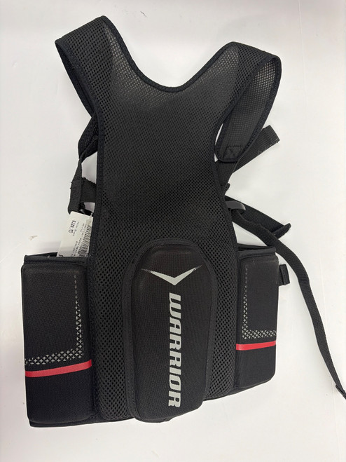 Vist Large View of Product Image Which is Used Warrior BURN NEXT KIDNEY PADS Lacrosse Rib Pads Black MD