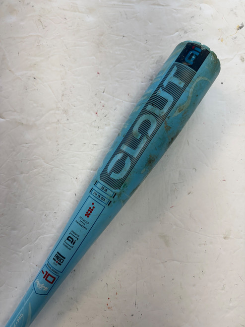 Vist Large View of Product Image Which is Used Rawlings CLOUT AI BB/SB USA 2 5/8 Bat 28"