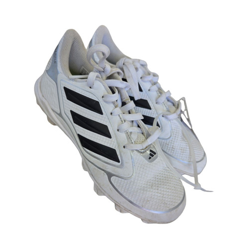 Vist Large View of Product Image Which is Used Adidas FOOTBALL CLEATS 4 Jr FB Cleats White Junior 04