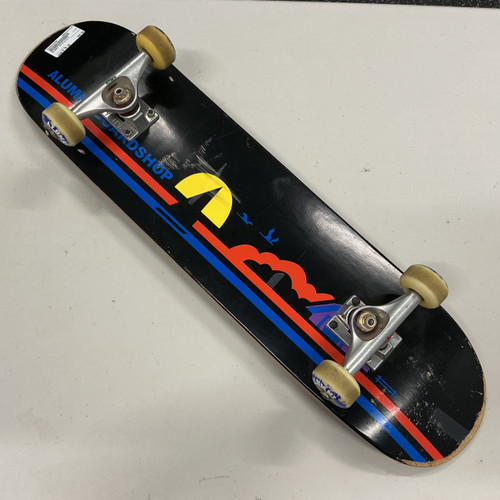 Vist Large View of Product Image Which is Used ALUMNI Complete Skateboard Black 8 3/4"
