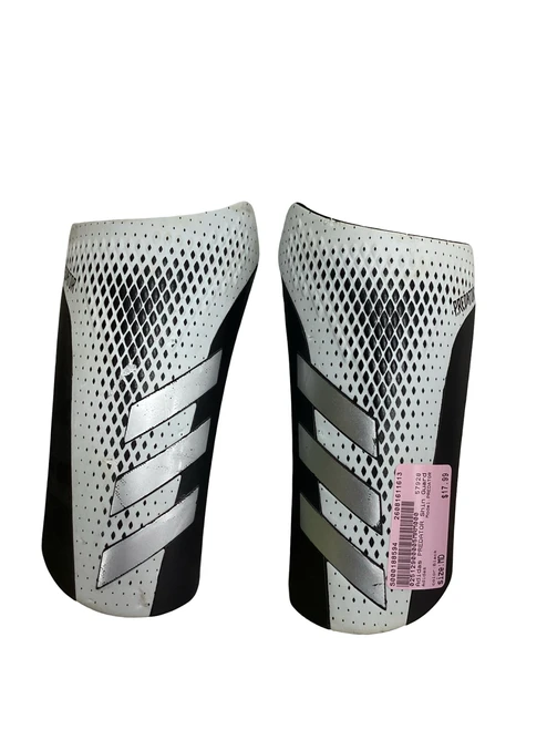 Vist Large View of Product Image Which is Used Adidas PREDATOR Soccer Shin Guards Adult Black MD