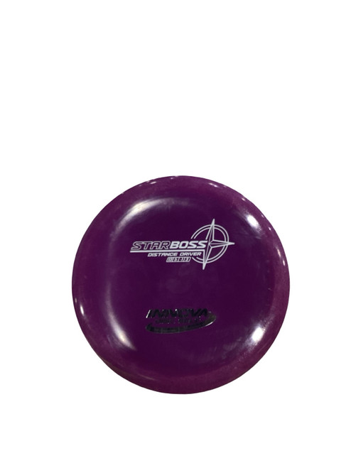 Vist Large View of Product Image Which is Used Innova STAR BOSS Disc Golf Driver Purple 174g