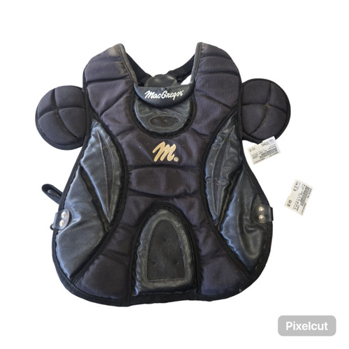 Vist Large View of Product Image Which is Used MacGregor INT CHEST PROTECTOR Catchers Chest Protector Black Intermed