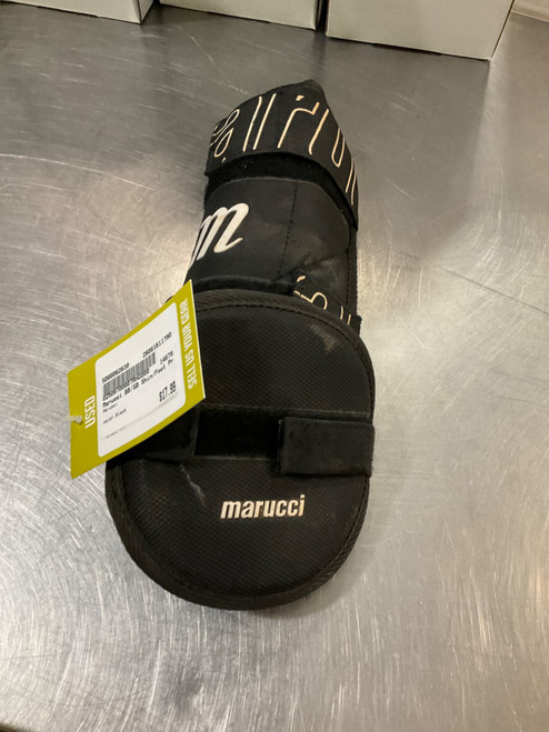 Vist Large View of Product Image Which is Used Marucci BB/SB Shin/Foot Protector Black