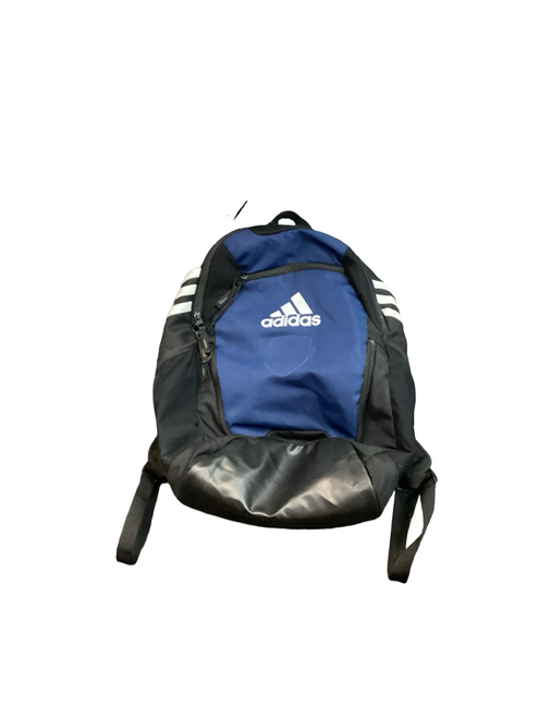 Vist Large View of Product Image Which is Used Adidas Soccer Player Sackpack Navy Blue