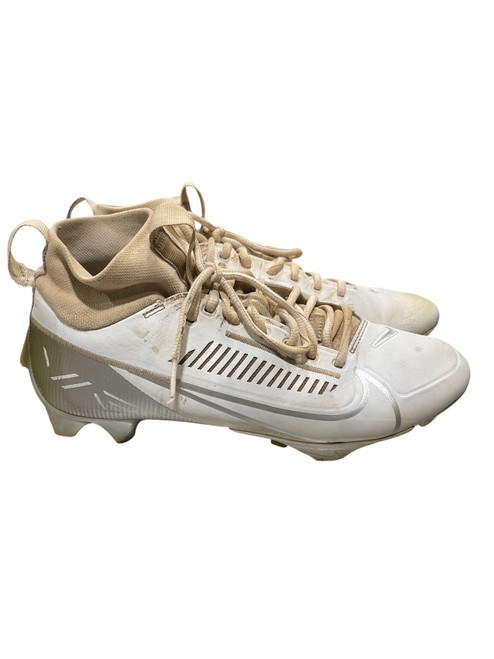 Vist Large View of Product Image Which is Used Nike VAPOR BB/SB Cleats White Senior 8