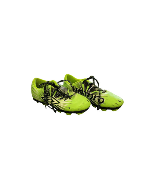 Vist Large View of Product Image Which is Used Umbro Soccer Cleats Green Youth 11.0