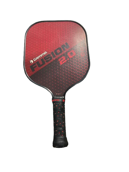 Vist Large View of Product Image Which is Used Gamma Sports GAMMA FUSION 2.0 Pickleball Racquet Black And Red