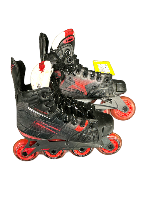Vist Large View of Product Image Which is Used Tour Skate Roller Hockey Skates Black Junior 02