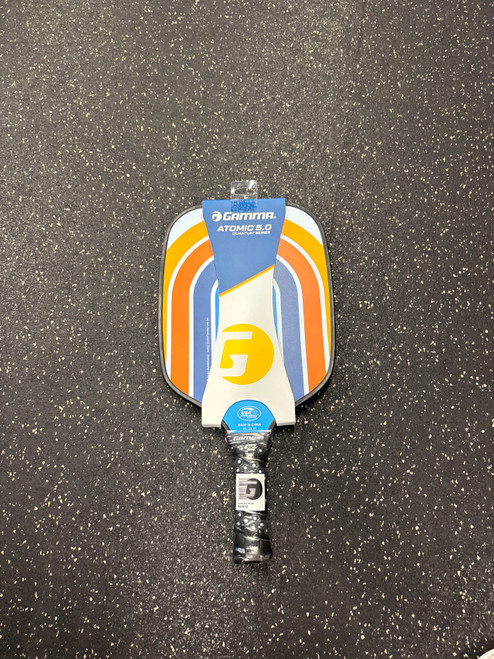 Vist Large View of Product Image Which is Used Gamma Sports NWT ATOMIC 5.0 Pickleball Racquet Orange