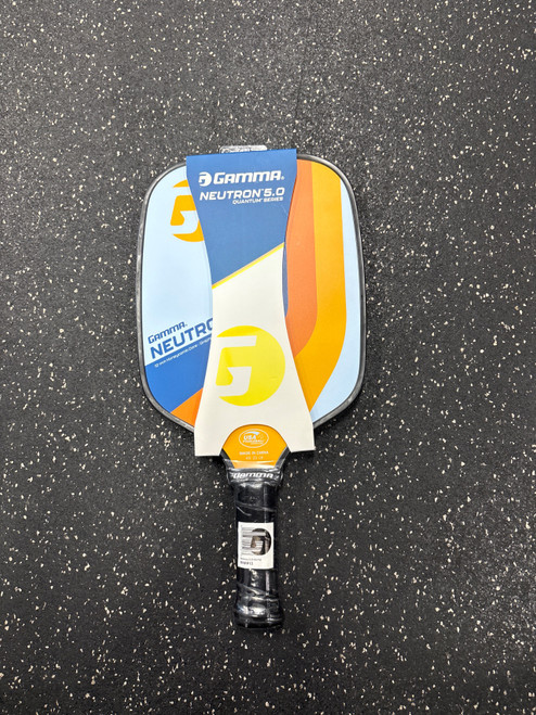 Vist Large View of Product Image Which is Used Gamma Sports NWT NEUTRON 5.0 Pickleball Racquet Orange