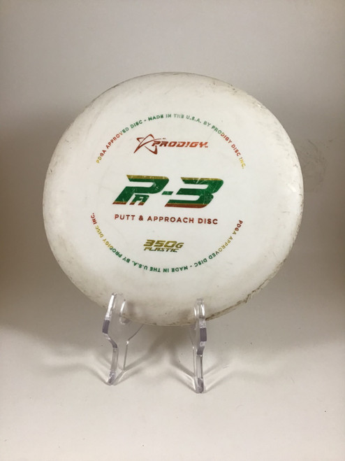 Vist Large View of Product Image Which is Used Prodigy 350 PA-3 Disc Golf Putter White 173g