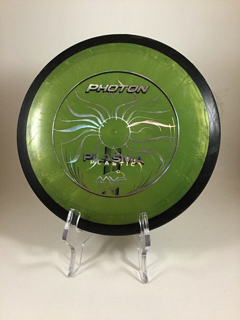 Vist Large View of Product Image Which is Used MVP PLASMA PHOTON Disc Golf Driver Green 164g