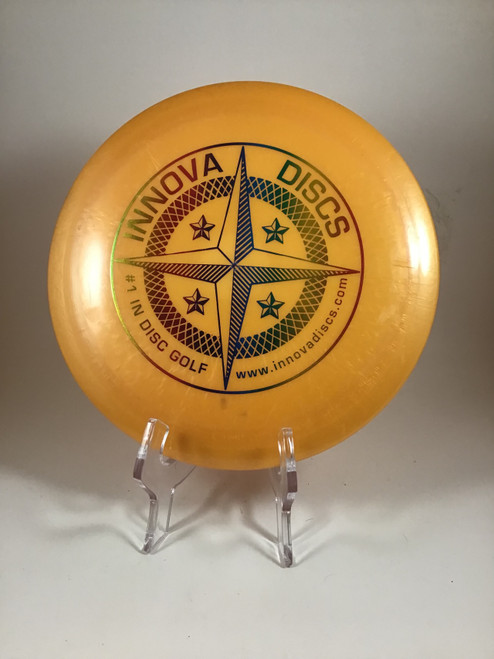 Vist Large View of Product Image Which is Used Innova GSTAR MYSTERE Disc Golf Driver Orange 168g