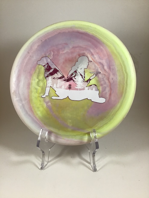Vist Large View of Product Image Which is Used Prodigy Disc 500 A5 Disc Golf Mid Range Purple 175g