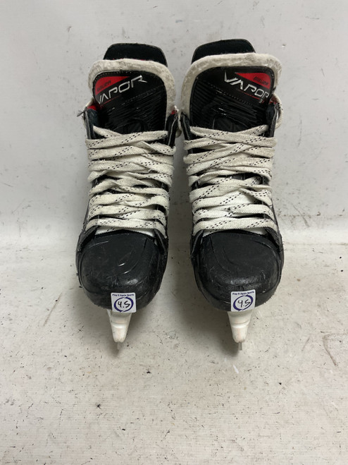 Vist Large View of Product Image Which is Used Bauer VAPOR 3X Intermediate Hockey Skate Black And Red Intermediate 4.5