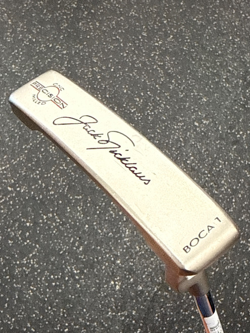 Vist Large View of Product Image Which is Used Nicklaus BOCA 1 CNC PRECISION MILLED Mens Putter RH