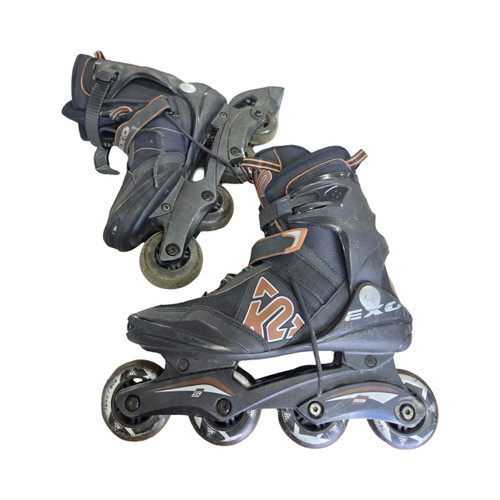Vist Large View of Product Image Which is Used K2 EXO SKATES 9.5 Senior Rec Fitness Skates Black Senior 9.5