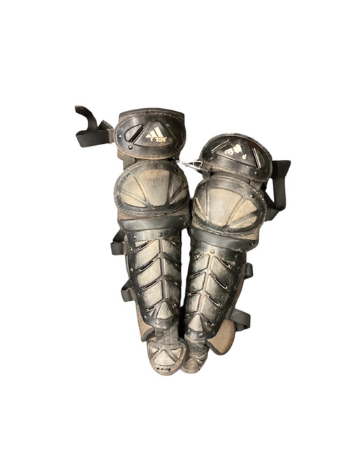 Vist Large View of Product Image Which is Used Adidas SHIN GUARDS Catchers Leg Guards Black Intermed