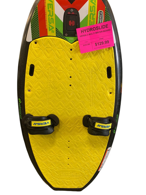 Vist Large View of Product Image Which is Used HYDROSLIDE VERSA 2 Wakeboard Yellow 120 cm