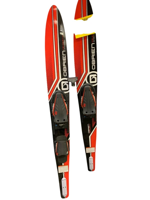 Vist Large View of Product Image Which is Used O'Brien Pair of Skis Red 140"