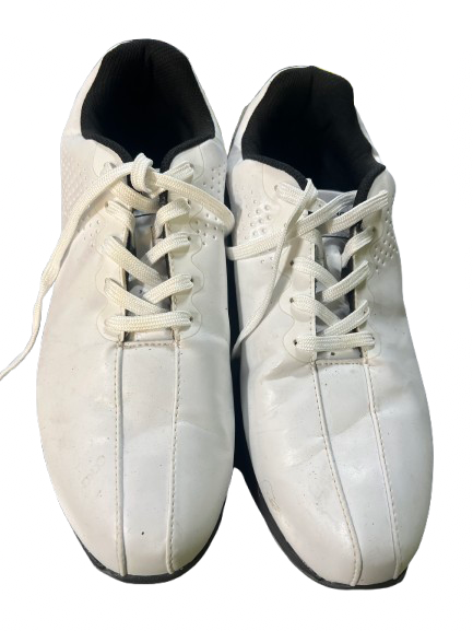Vist Large View of Product Image Which is Used Mens Golf Shoes Black And White Senior 11.5
