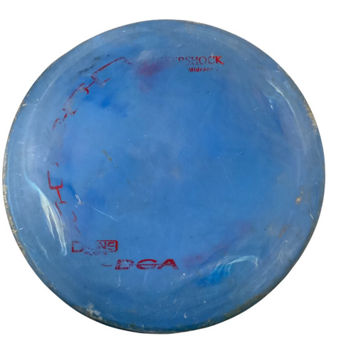 Vist Large View of Product Image Which is Used DGA AFTERSHOCK Disc Golf Driver Royal Blue