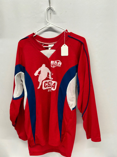 Vist Large View of Product Image Which is Used Hockey Practice Jersey Red SM