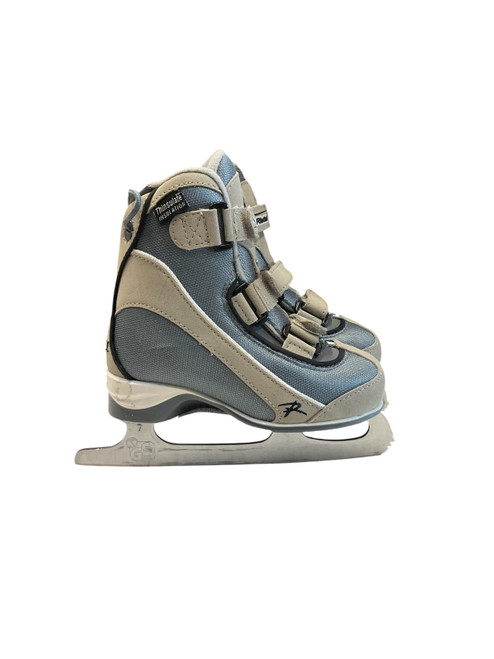 Vist Large View of Product Image Which is Used Riedell RIEDELL SOFT BOOT YTH FIGURE Girls Figure Skate Grey Youth 09.0