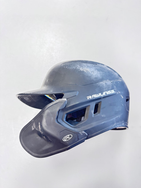 Vist Large View of Product Image Which is Used Rawlings 6 7/8-7 5/8 Batting Helmet No Mask Black MD