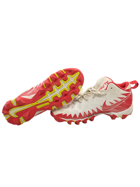 Vist Large View of Product Image Which is Used Nike Jr FB Cleats Red Junior 04