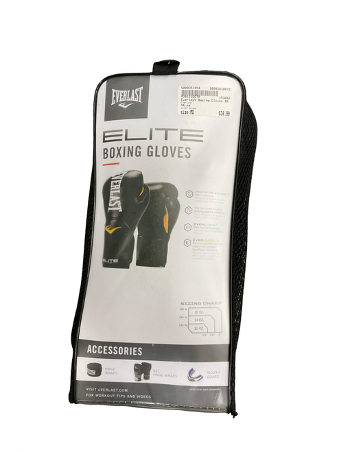 Vist Large View of Product Image Which is Used Everlast Boxing Gloves Black MD