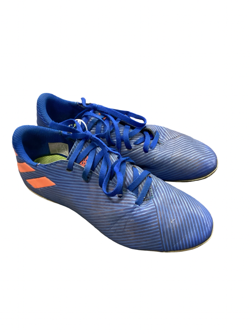 Vist Large View of Product Image Which is Used Adidas Soccer Cleats Royal Blue Junior 05