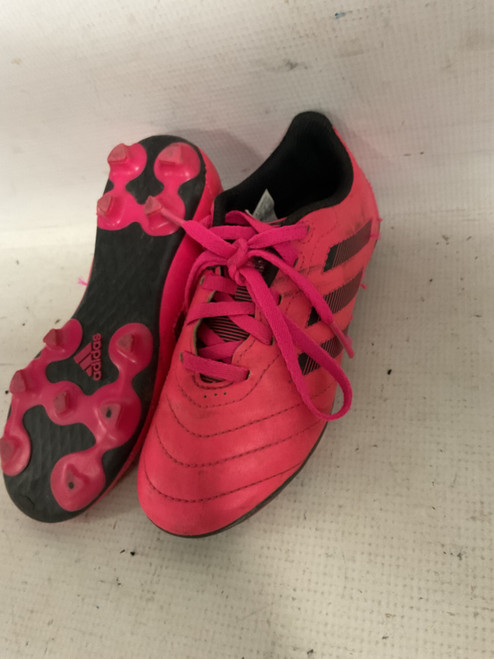 Vist Large View of Product Image Which is Used Brava Soccer Cleats Pink Youth 13.0