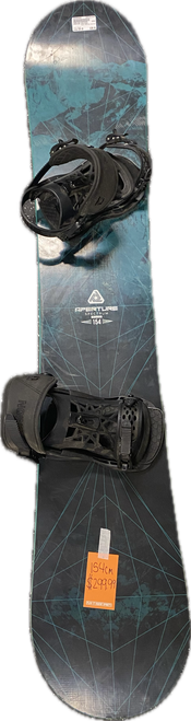 Vist Large View of Product Image Which is Used APERTURE SPECTRUM Mens Board/Bindings Black 154 cm