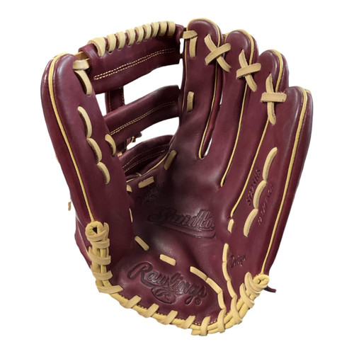 Vist Large View of Product Image Which is Used Rawlings SANDLOT BB/SB Glove RH Throw Red 12 3/4"
