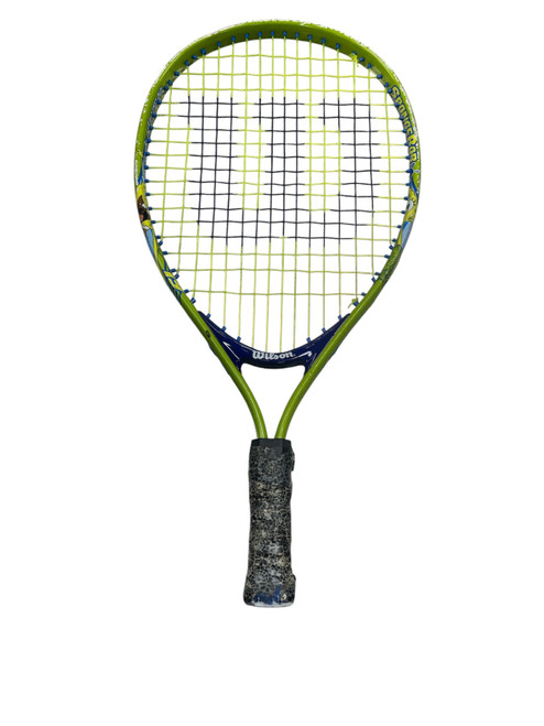 Vist Large View of Product Image Which is Used Wilson SPONGE BOB RACQUET Junior Tennis Racquet Yellow 19"