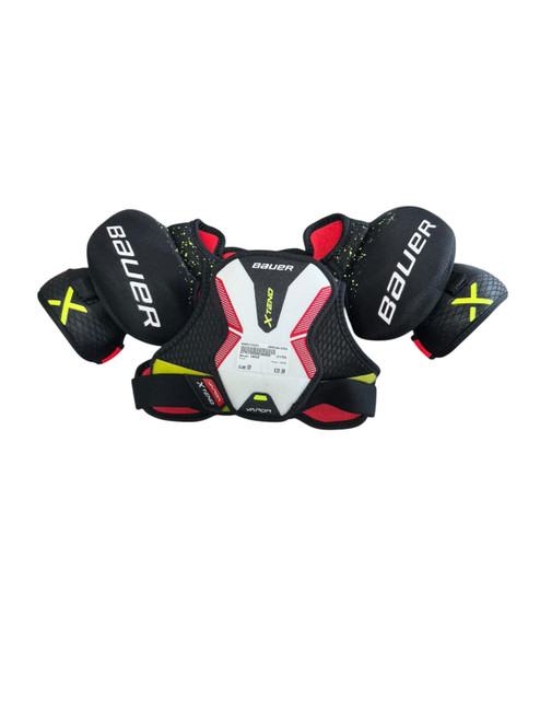 Vist Large View of Product Image Which is Used Bauer VAPOR Youth Shoulder Pads SM